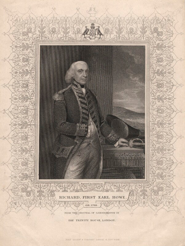 Richard howe, 1st earl howe npg d3276