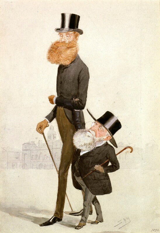 John poyntz spencer, 5th earl spencer; george frederick samuel robinson, 1st marquess of ripon and 3rd earl de grey npg 6183