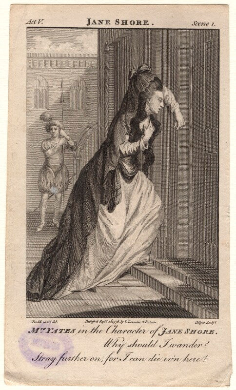 Mary ann yates as jane shore npg d8915