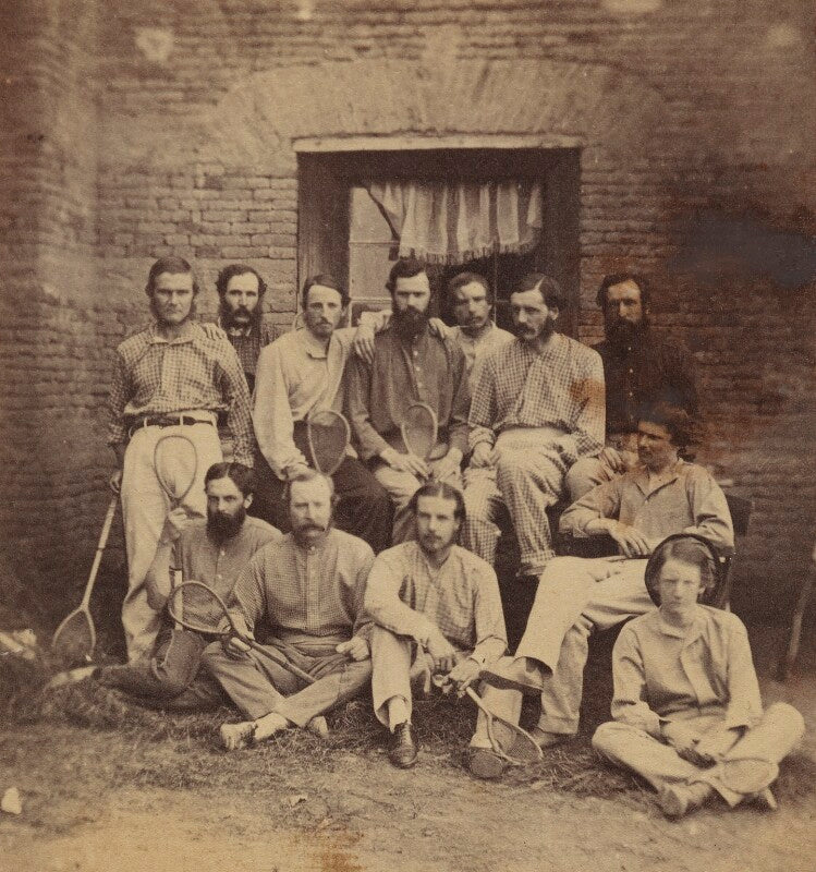 Group including harrington astley trevelyan, charles kenrick crosse, sir seymour john blane, 3rd bt, possibly robert dalrymple steuart, colonel torrens and mr beecher npg ax196707