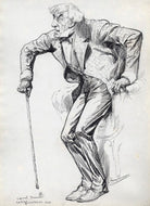 Sir Henry Irving as Corporal Brewster in 'The Story of Waterloo' NPG D76