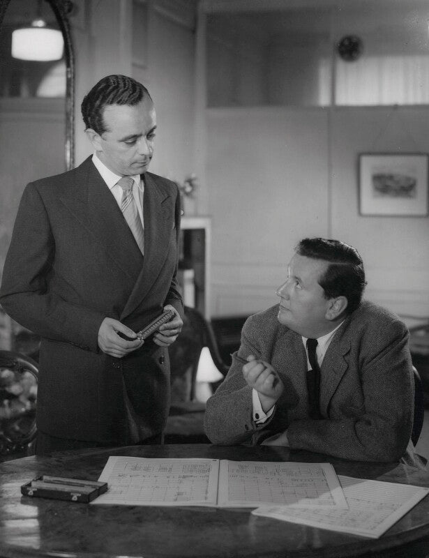 Sir malcolm henry arnold; larry adler npg x13