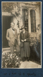 W.B. Yeats; Bertha Georgie Yeats (née Hyde-Lees) NPG Ax140879