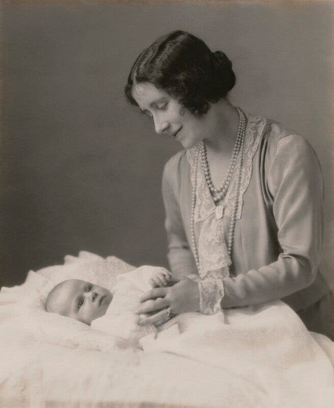 Queen elizabeth, the queen mother when duchess of york; princess margaret npg x199600