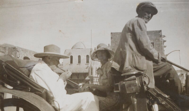 Winston churchill; violet constance evelyn pearman (née williams) npg ax183154