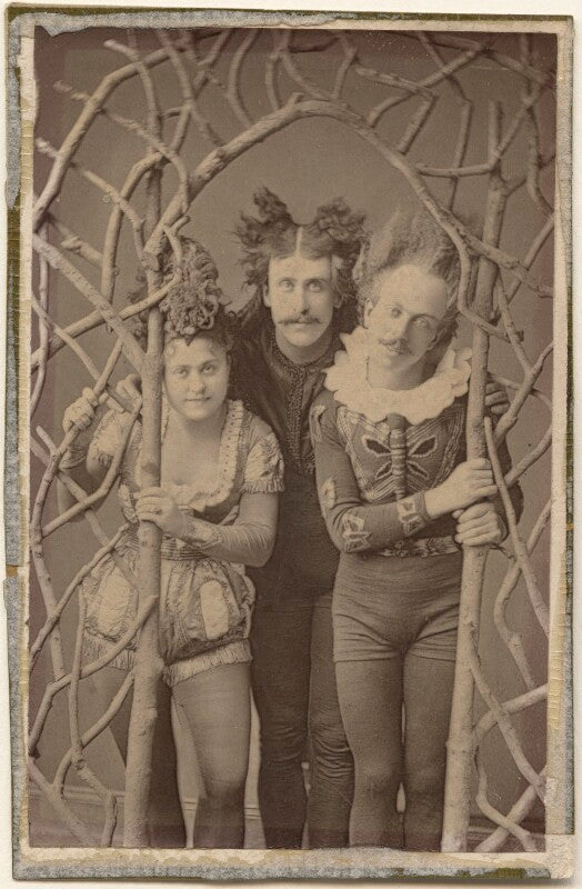 'the majilton family' (marie majilton (née berrington); charles majilton; frank majilton) npg x20482
