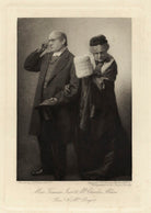 Charles Allan as Rev. Thomas Bagot; Frances Ivor as Mrs Bagot in 'Trilby' NPG x6402