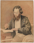 Portrait study for 'The Two Ways of Life' NPG x199786