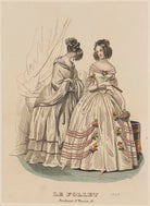 Dinner and evening dresses, January 1842 NPG D47890