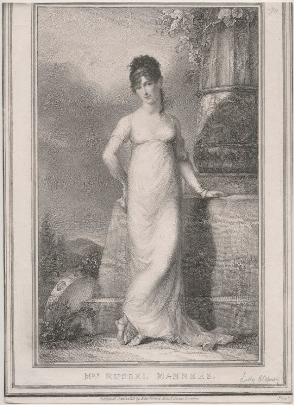 Catherine (née pollok), lady stepney, when mrs russell manners npg d47476