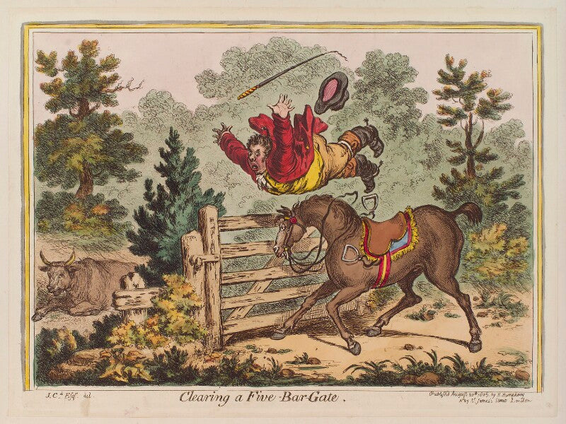 'clearing a five bar gate' npg d12848