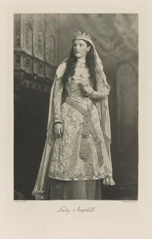 Margaret (née lygon), lady ampthill as a lady in waiting at the court of king arthur npg ax41219