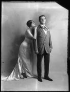 Marjorie Maxwell and an unknown man NPG x102989