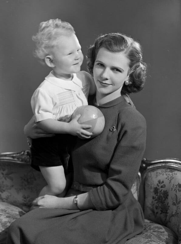 Hon. david whitney erskine russell; susan mary sheila remington hobbs (née winn) npg x72113