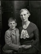 Frances Josephine Balfour (née Bingham), Lady Riverdale; Hon. Mark Robin Balfour NPG x151430