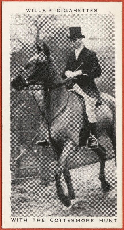 'with the cottesmore hunt' (king george vi) npg d47285