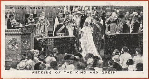 'Wedding of the King and Queen' (Randall Thomas Davidson, Baron Davidson of Lambeth; Queen Elizabeth, the Queen Mother; King George VI; Unknown sitters) NPG D47275