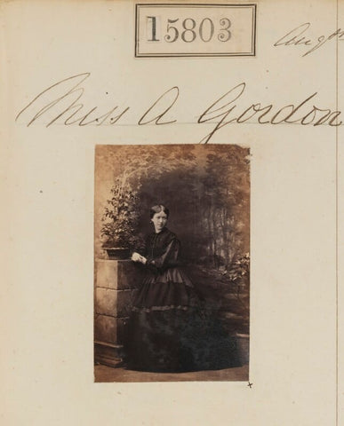 Miss A. Gordon NPG Ax63731