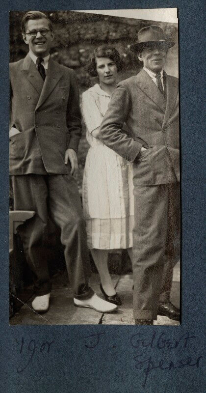 Igor vinogradoff; julian vinogradoff (née morrell); gilbert spencer npg ax142502