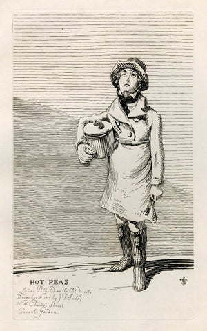 Unknown man selling peas ('Hot Peas') NPG D40099