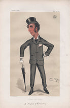 John Sholto Douglas, 9th Marquess of Queensberry ('Statesmen. No. 261. "a good light weight."') NPG D43822