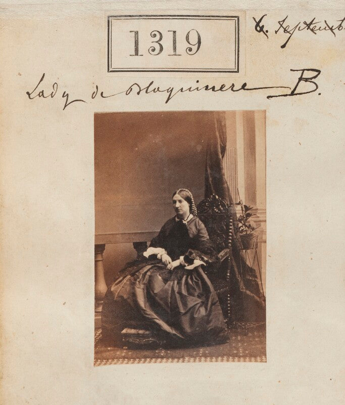Eleanor amelia (née jolliffe), lady de blaquiere npg ax50721