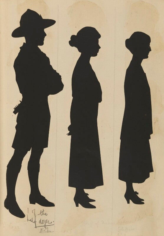 Visitors to st luke's church bazaar, eltham park and staff of messrs vickers, sheffield npg d46617