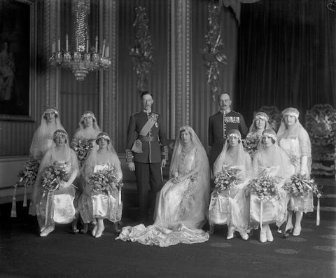 'The Wedding of 6th Earl of Harewood and Princess Mary' NPG x130256