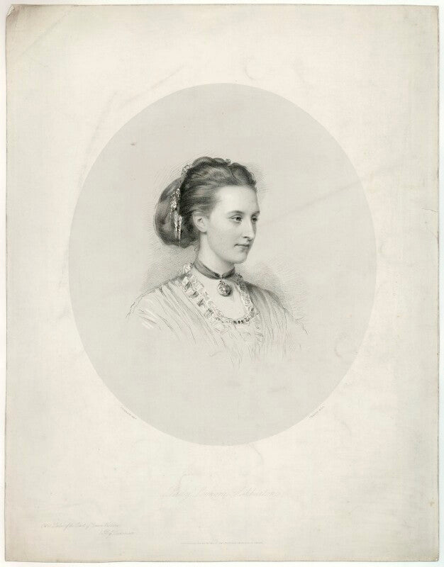 Leonora caroline baring (née digby), lady ashburton npg d7397