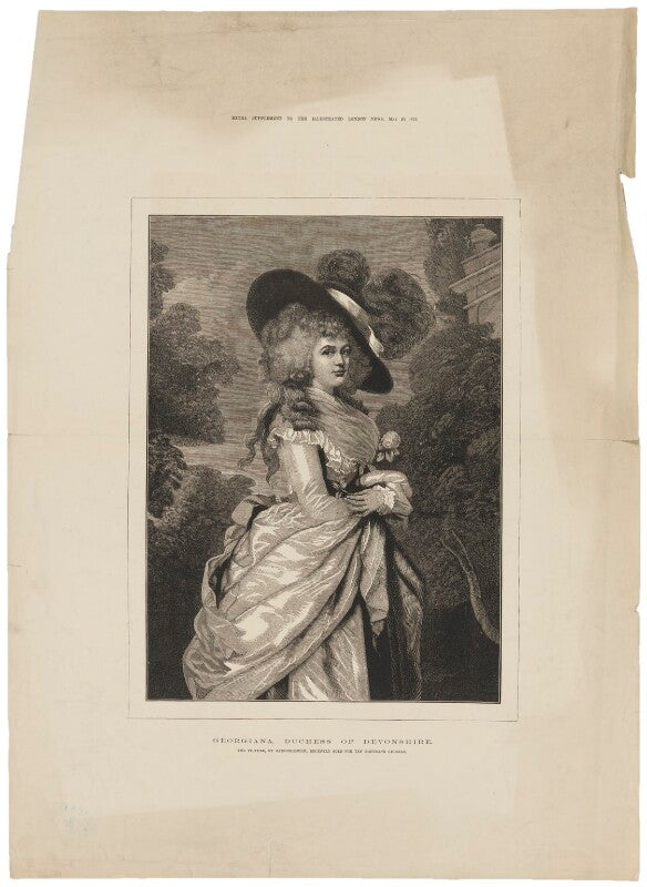 Georgiana cavendish (née spencer), duchess of devonshire npg d35171