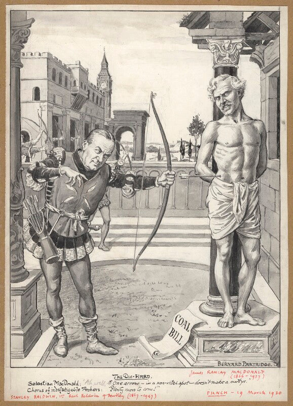 The die hard (stanley baldwin; ramsay macdonald) npg d9879