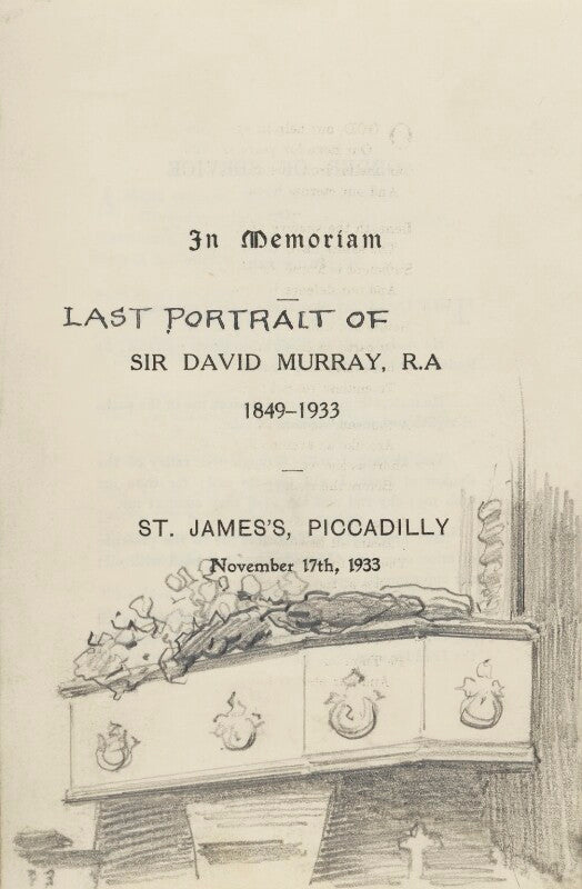 Sir david murray's funeral npg d43209