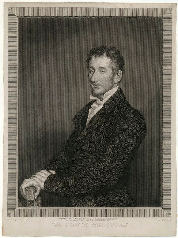 Sir francis burdett, 5th bt npg d32404