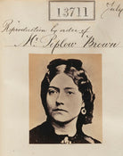 Unknown woman ('Reproduction by order of Mr Peplow Brown') NPG Ax63342