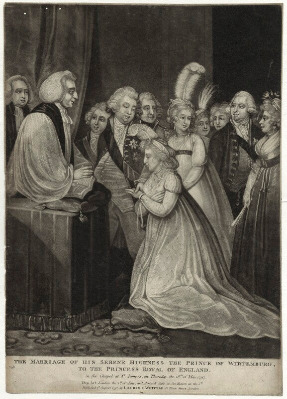 The marriage of his serene highness the prince of wirtemburg, to the princess royal of england npg d8015