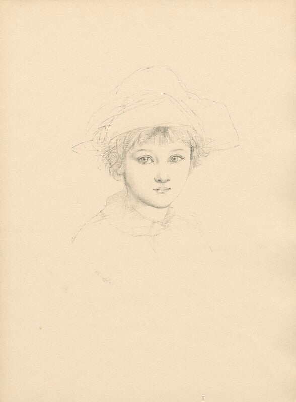 'miss madeline bourke' (possibly norah mary madeleine lindsay (née bourke)) npg d23396