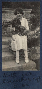 'Nutty with Elizabethan ruff and me' (Julian Vinogradoff (née Morrell)) NPG Ax141494