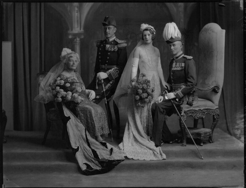 Melina reay (née allen); henry de beauvoir tupper; violet mary tupper (née reay); charles tom reay npg x70524