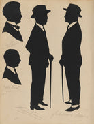 Tourists on the West Pier, Brighton (J?. Allan Weld and three unknown sitters) NPG D46419