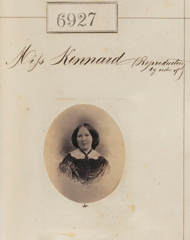 'Reproduction by order of Miss Kennard' NPG Ax56846