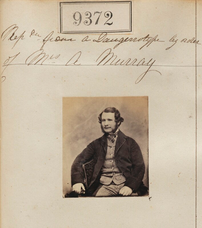 'reproduction from a daguerrotype by order of mrs a murray' npg ax59178