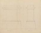 Plans for pedestal of Statue of Duke of Wellington NPG 316a(140)