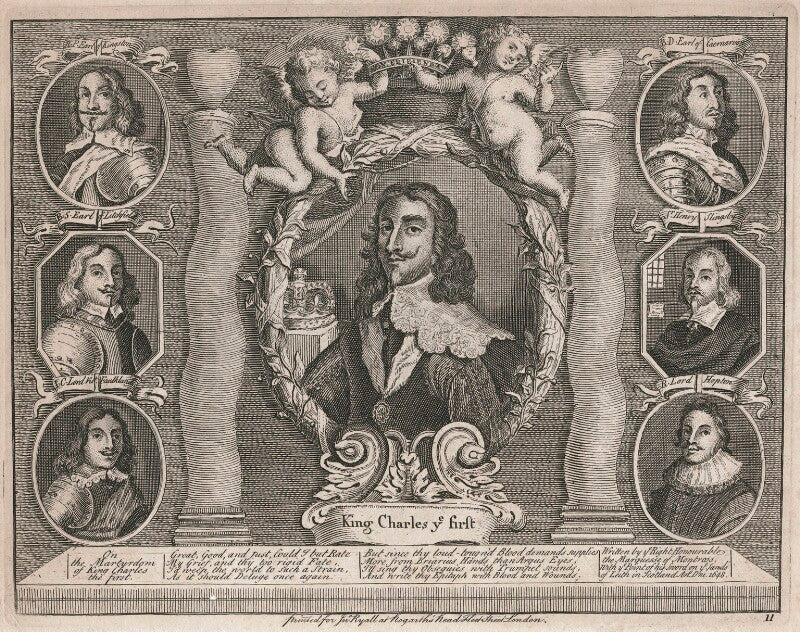 King charles i and his supporters npg d18319