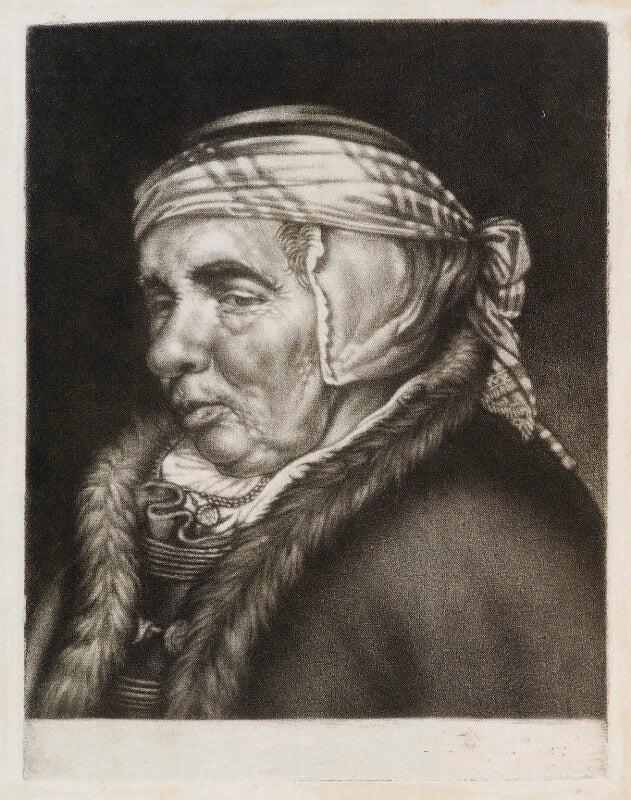 Head of an old woman npg d11778