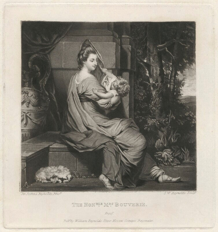 Harriet bouverie (née fawkener, later lady robert spencer); edward bouverie npg d42053