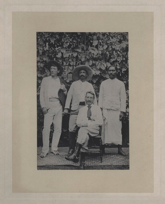 (samuel) lloyd osbourne; charles, count of wurmbrand stuppach; robert louis stevenson; tuimalealhfano npg x4628