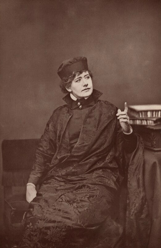 Ellen terry as portia in 'the merchant of venice' npg ax7705