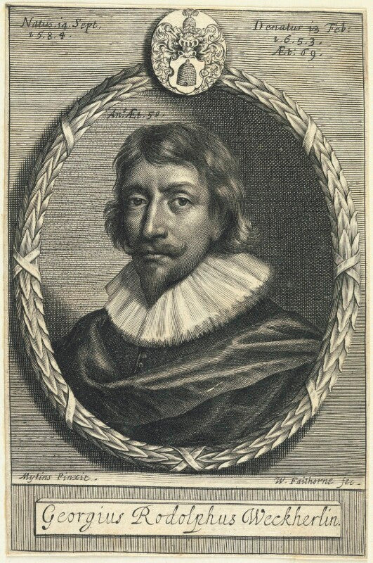 Georg rudolph weckherlin npg d22980