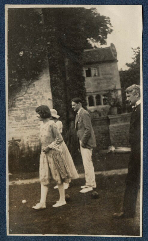 Julian vinogradoff (née morrell); maria huxley (née nys); t.s. eliot; sir john tresidder sheppard npg ax140847