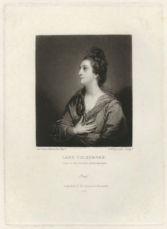 Mary colebrooke (née gaynor), lady colebrooke npg d34022